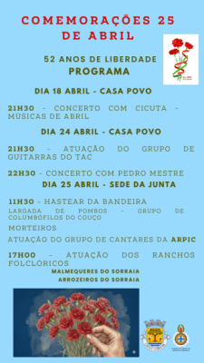 Comemora&ccedil;&otilde;es do 25 de Abril