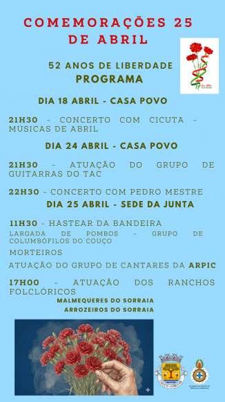 Comemora&ccedil;&otilde;es do 25 de Abril